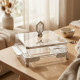 Acrylic & Metal Square Serving Platter Small